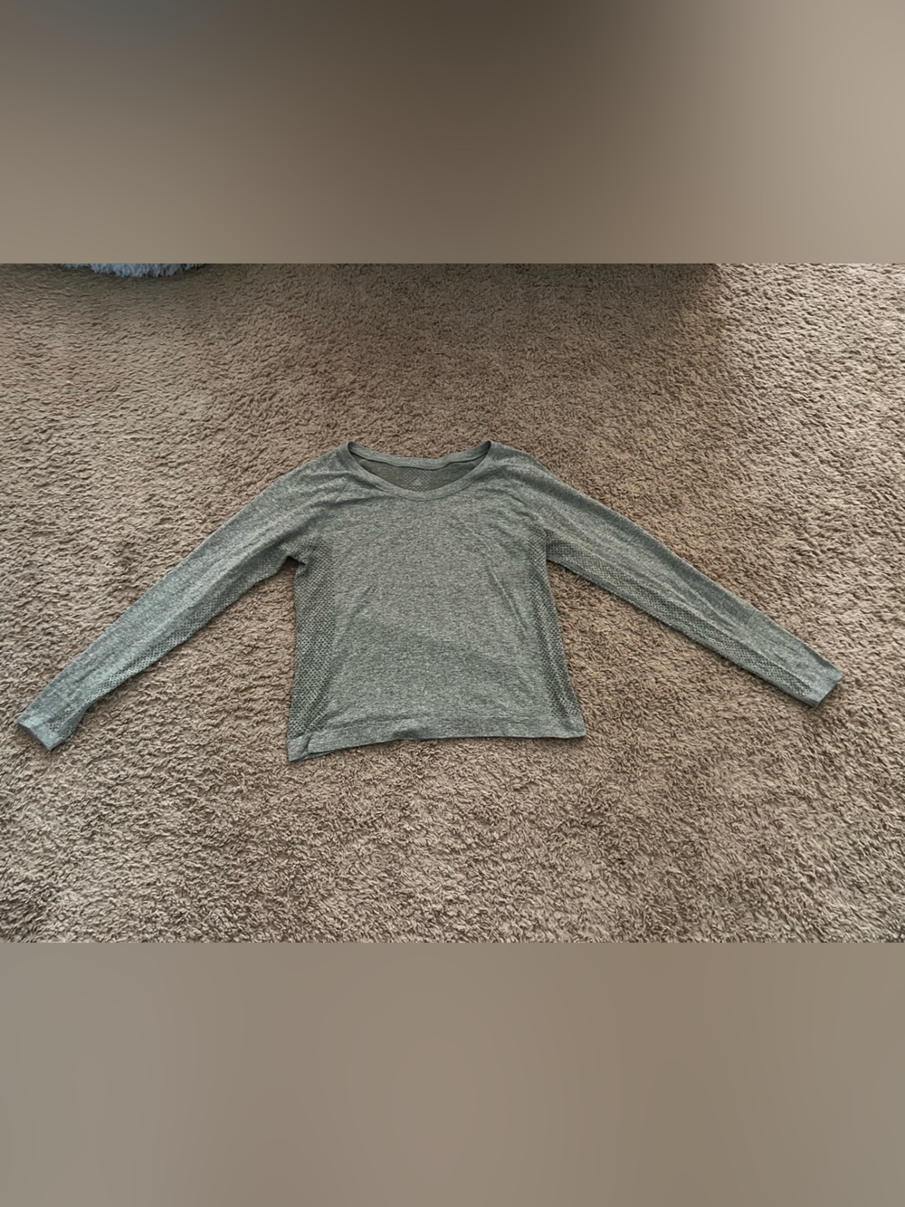 Vitality Energy Long Sleeve Tee in Willow Marl